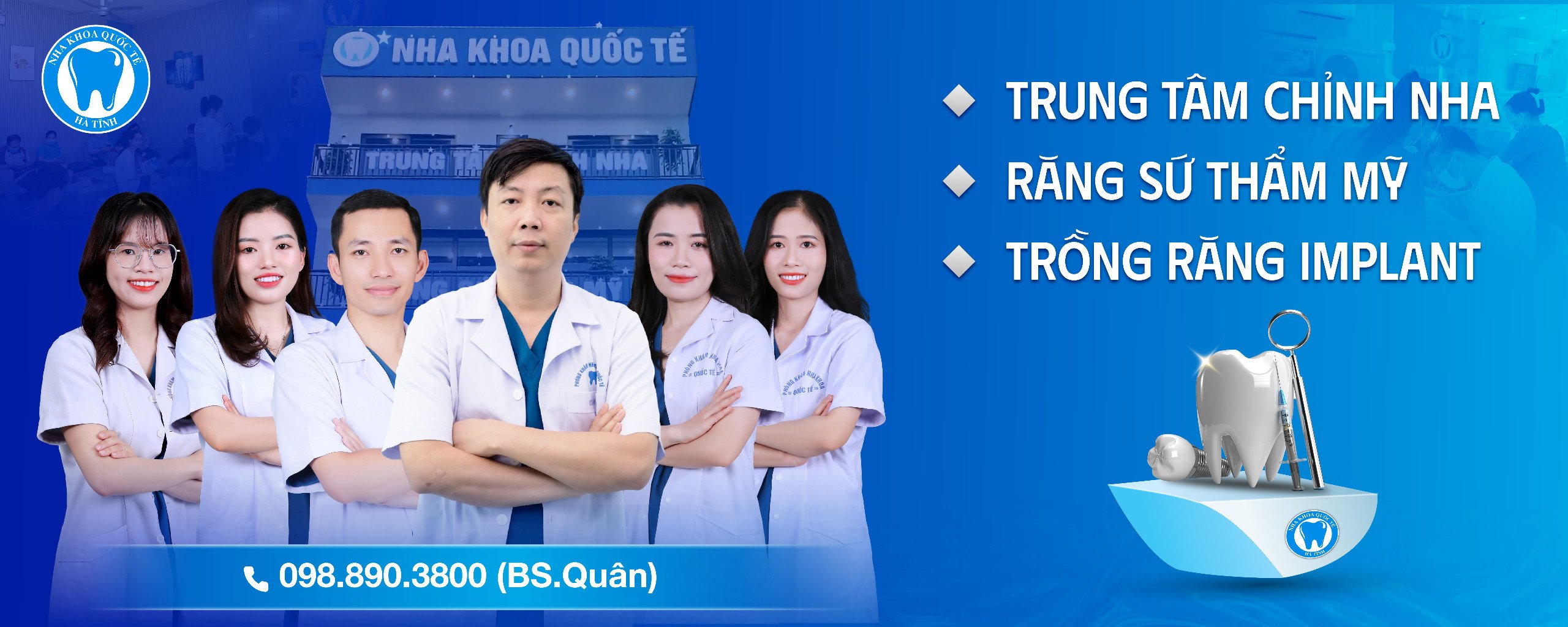 Nha Khoa Quốc Tế Hà Tĩnh cung cấp dịch vụ nha khoa tại Hà Tĩnh uy tín, hiện đại, bác sĩ giỏi và chăm sóc tận tâm.