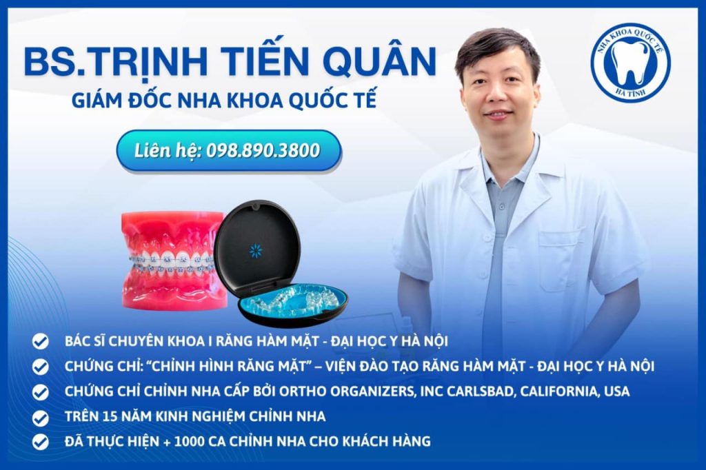 Giám đốc nha khoa Quốc tế với nhiều năm kinh nghiệm