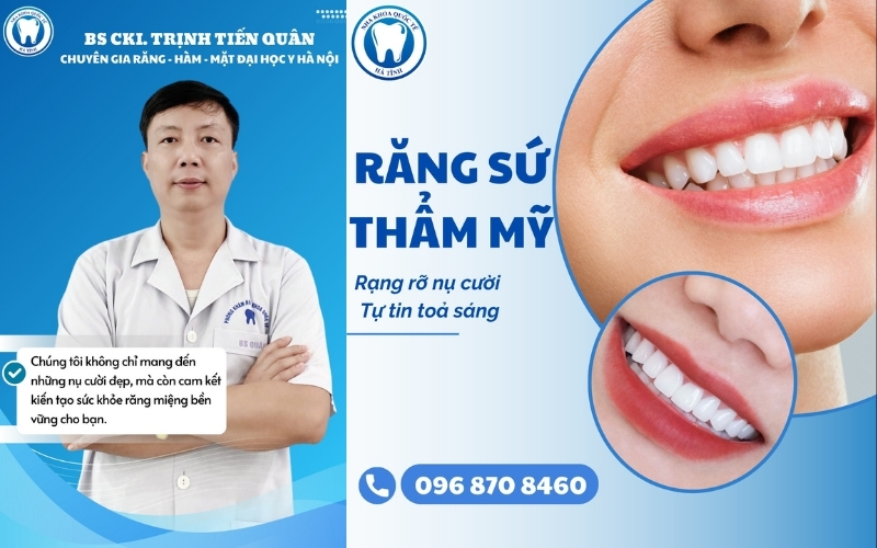 Nha Khoa Quốc Tế Hà Tĩnh mang đến dịch vụ bọc răng sứ an toàn, thẩm mỹ, bền đẹp