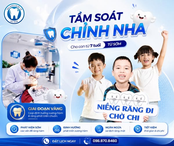 Niềng răng đúng giai đoạn phát triển giúp trẻ cải thiện khớp cắn và thẩm mỹ hiệu quả hơn 