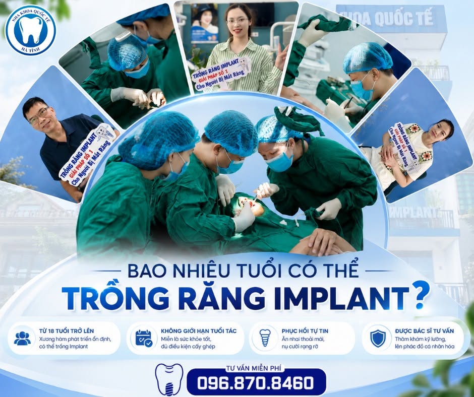 Độ tuổi phù hợp giúp trồng răng Implant an toàn, bền vững và hiệu quả hơn