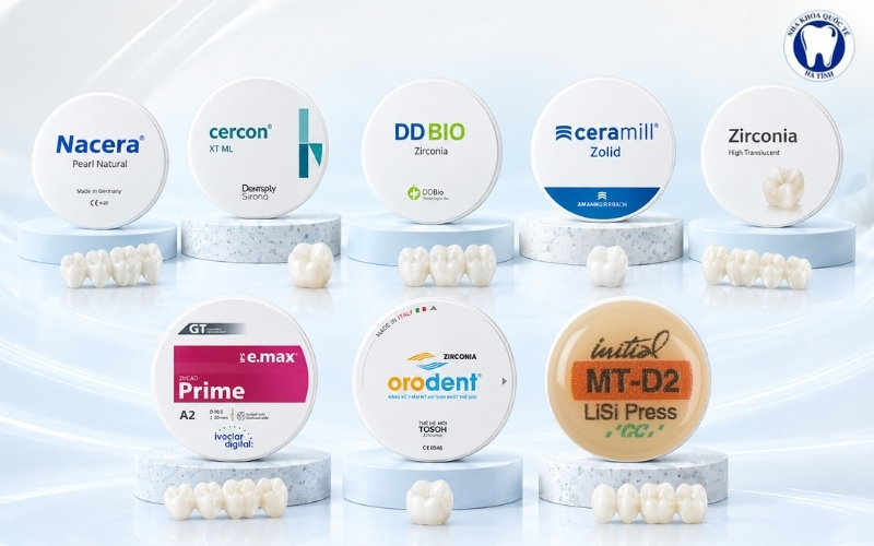 Top các dòng răng sứ thẩm mỹ, màu tự nhiên được ưa chuộng trên thị trường
